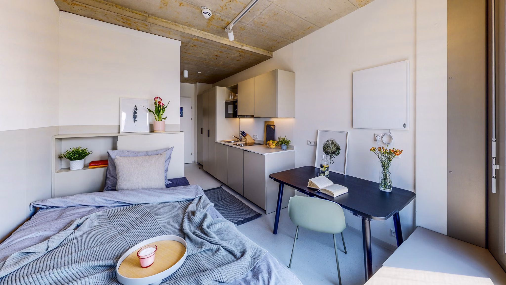 bedroom at District Living Apartments