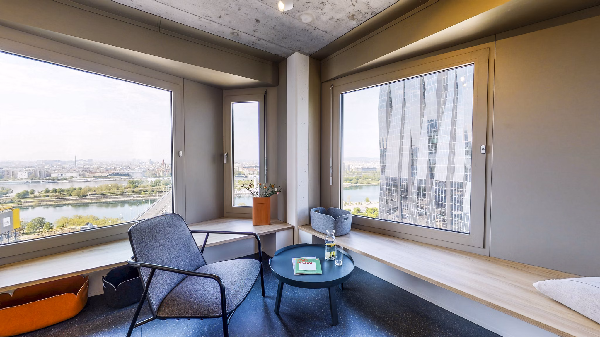 living room at District Living Apartments