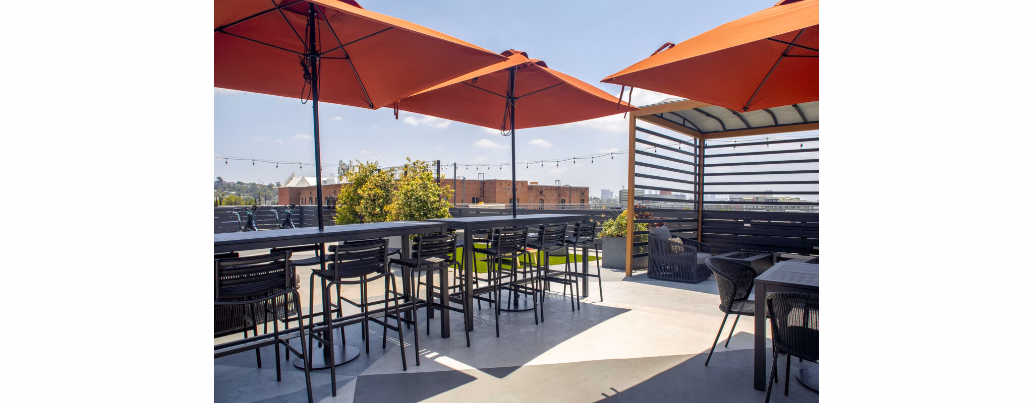 Patio at Broadstone Los Feliz Apartments