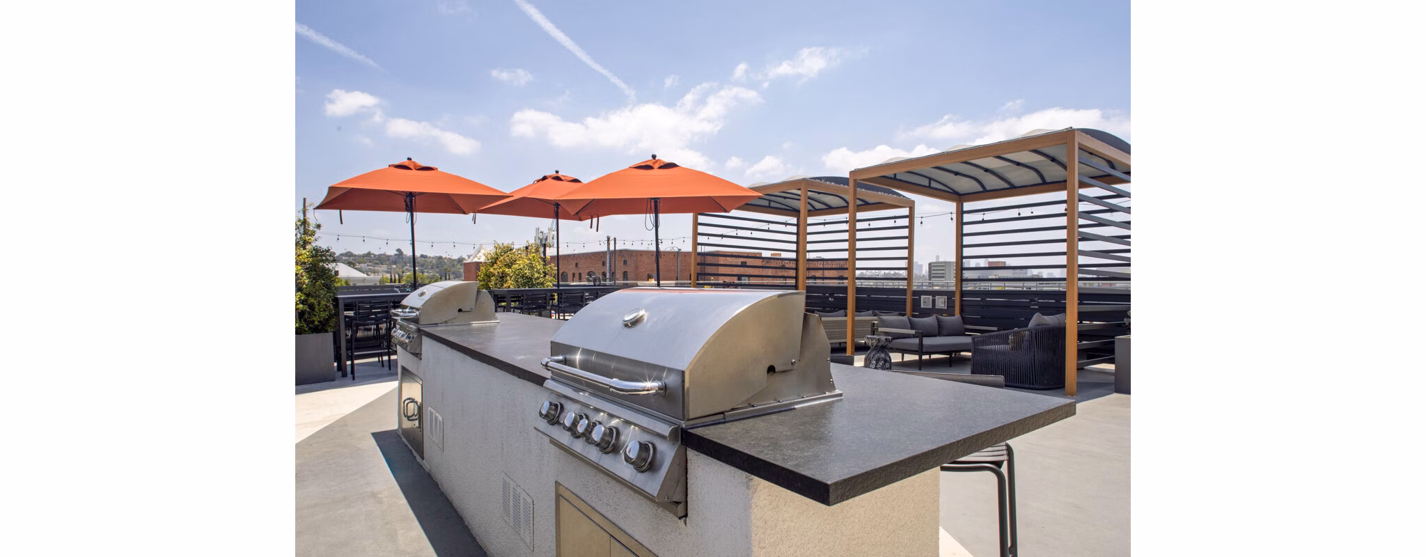 Patio at Broadstone Los Feliz Apartments
