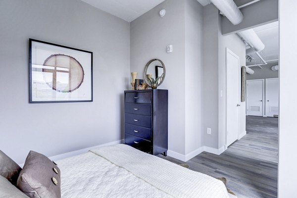 bedroom at Brookland Press Apartments