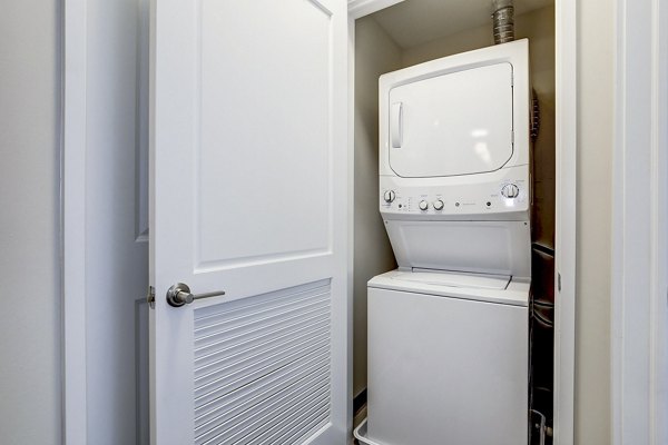 laundry room at Brookland Press Apartments