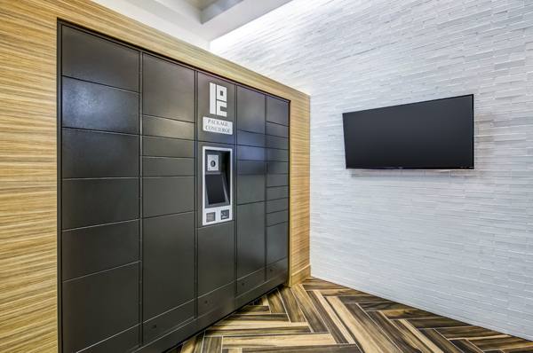 parcel pickup locker at Willow & Maple Apartments