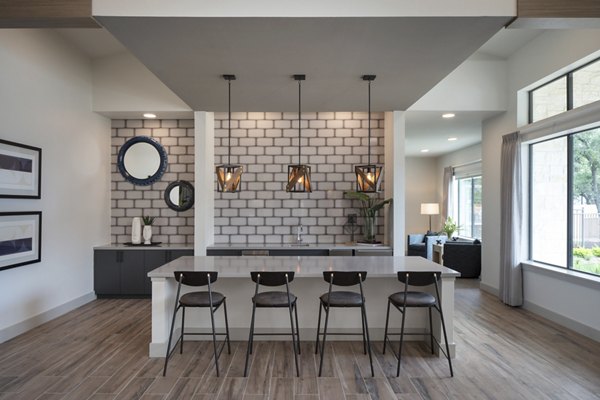 Modern clubhouse with leisure seating at Prose Westover Hills Apartments, ideal for relaxation and social gatherings