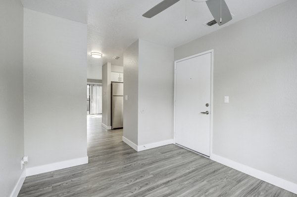 Spacious kitchen with stainless steel appliances at Avana Vista Point Apartments