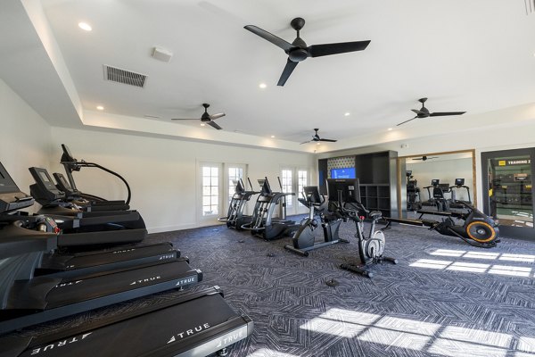 State-of-the-art fitness center with modern equipment at Ryder Junction Apartments