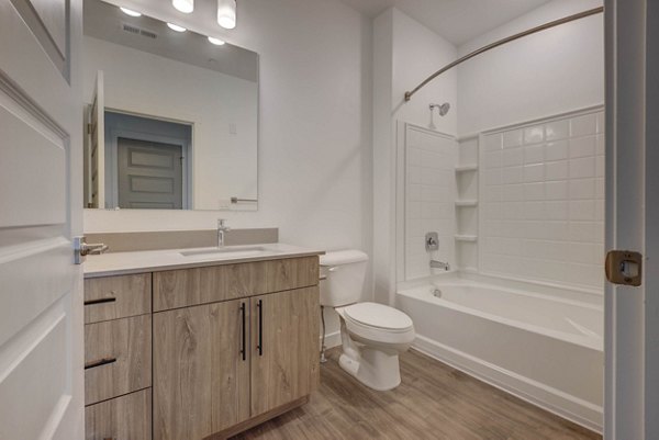 bathroom at Embold Apartments 