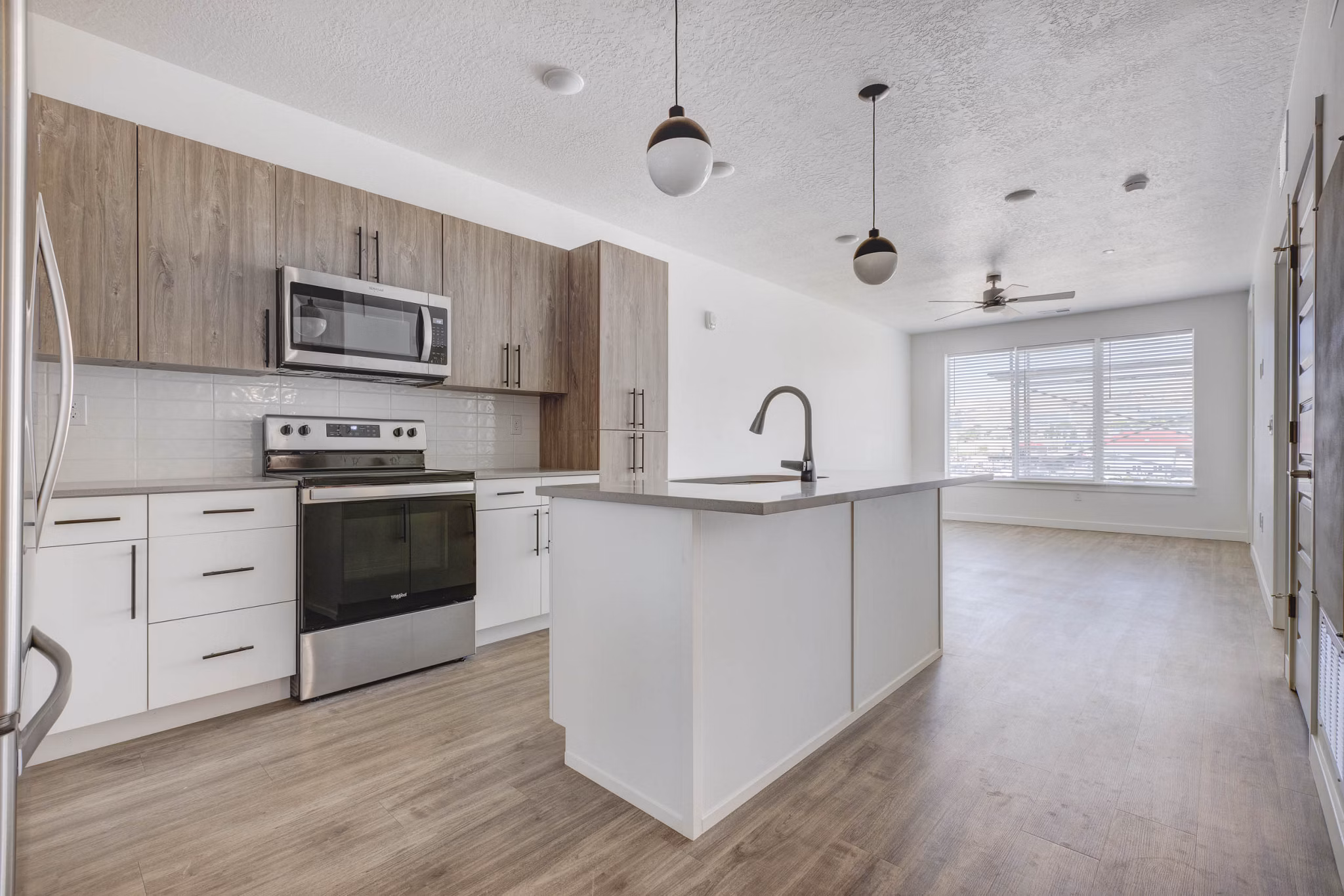 kitchen at Embold Apartments 