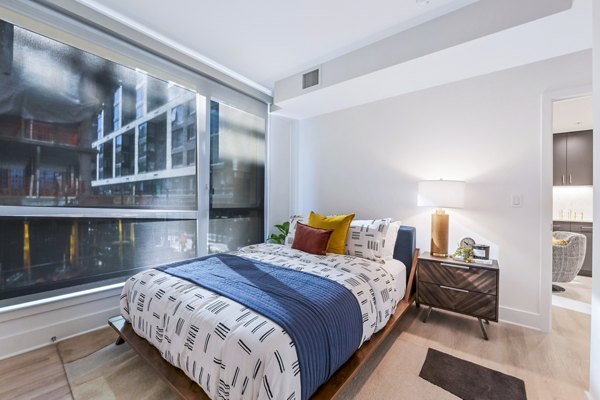 SoNYa Apartments: Elegant bedroom with modern design and luxury finishes