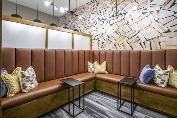 Elegant clubhouse at Broadstone North Ridge Apartments featuring luxurious seating and modern decor