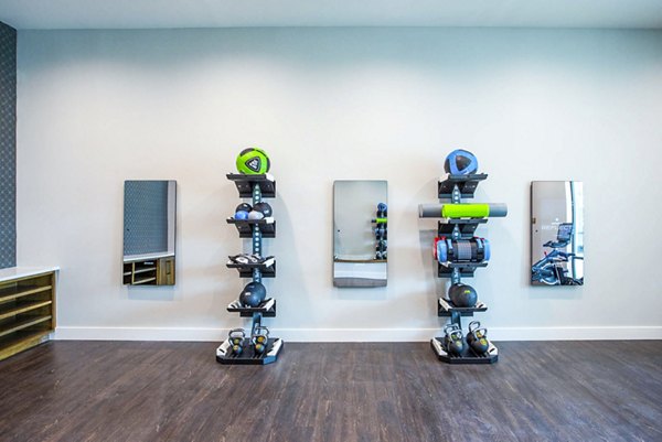 fitness center at Broadstone North Ridge Apartments