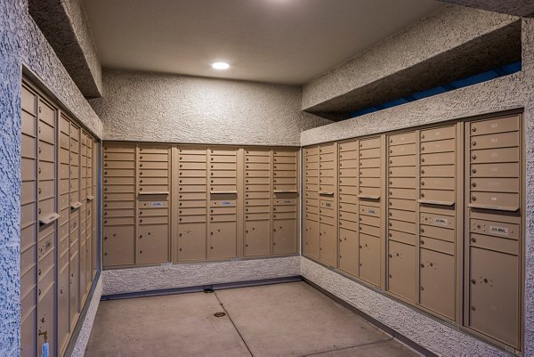 mail room at Yardly McDowell Apartments