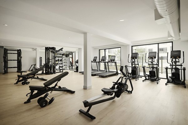 fitness center at Santal Thousand Oaks Apartments