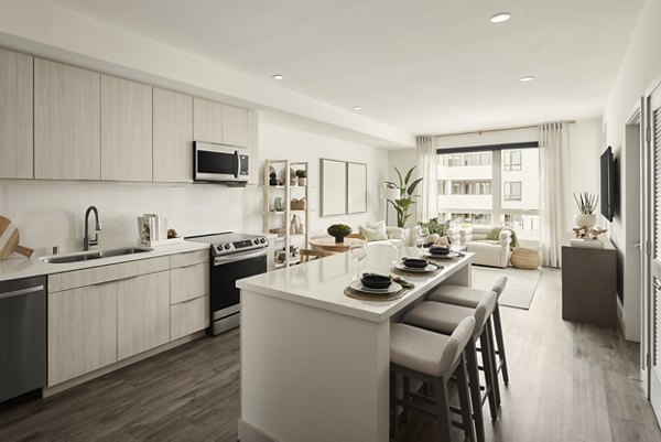 kitchen at Santal Thousand Oaks Apartments