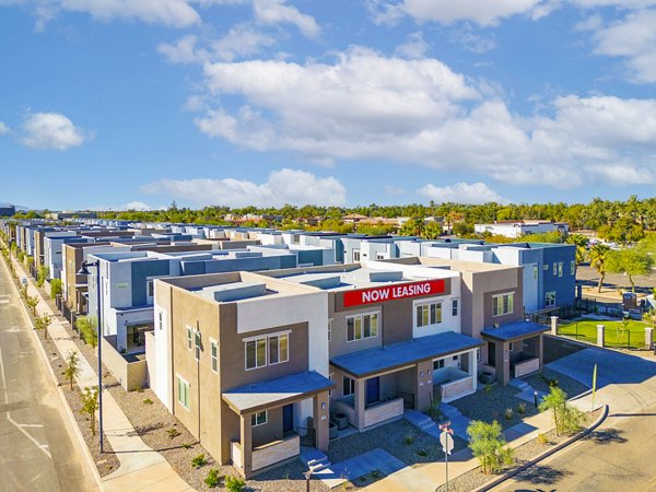 Covered parking garage at Town Surprise Apartments: Secure parking spaces available for residents