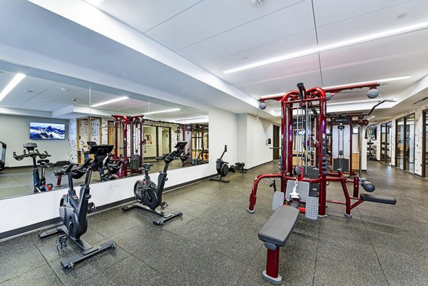 fitness center at Ratio Apartments