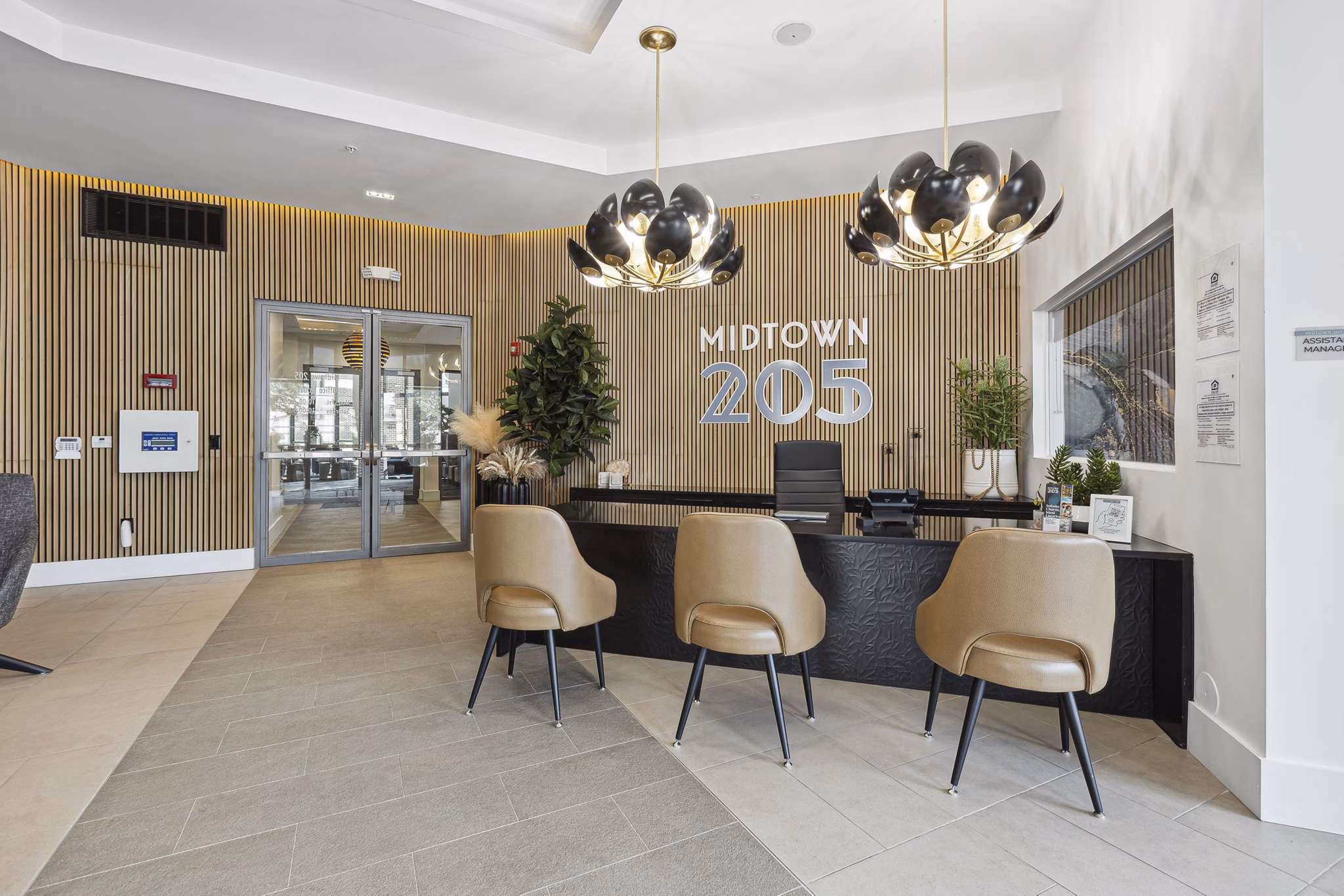 Game room with billiards table and lounge area at Midtown 205 Apartments offering luxury living in the heart of the city