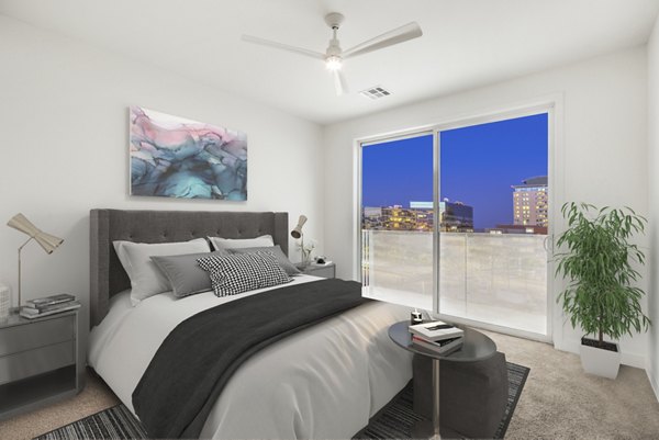 Luxurious bedroom with a contemporary design at Parc Haven Apartments