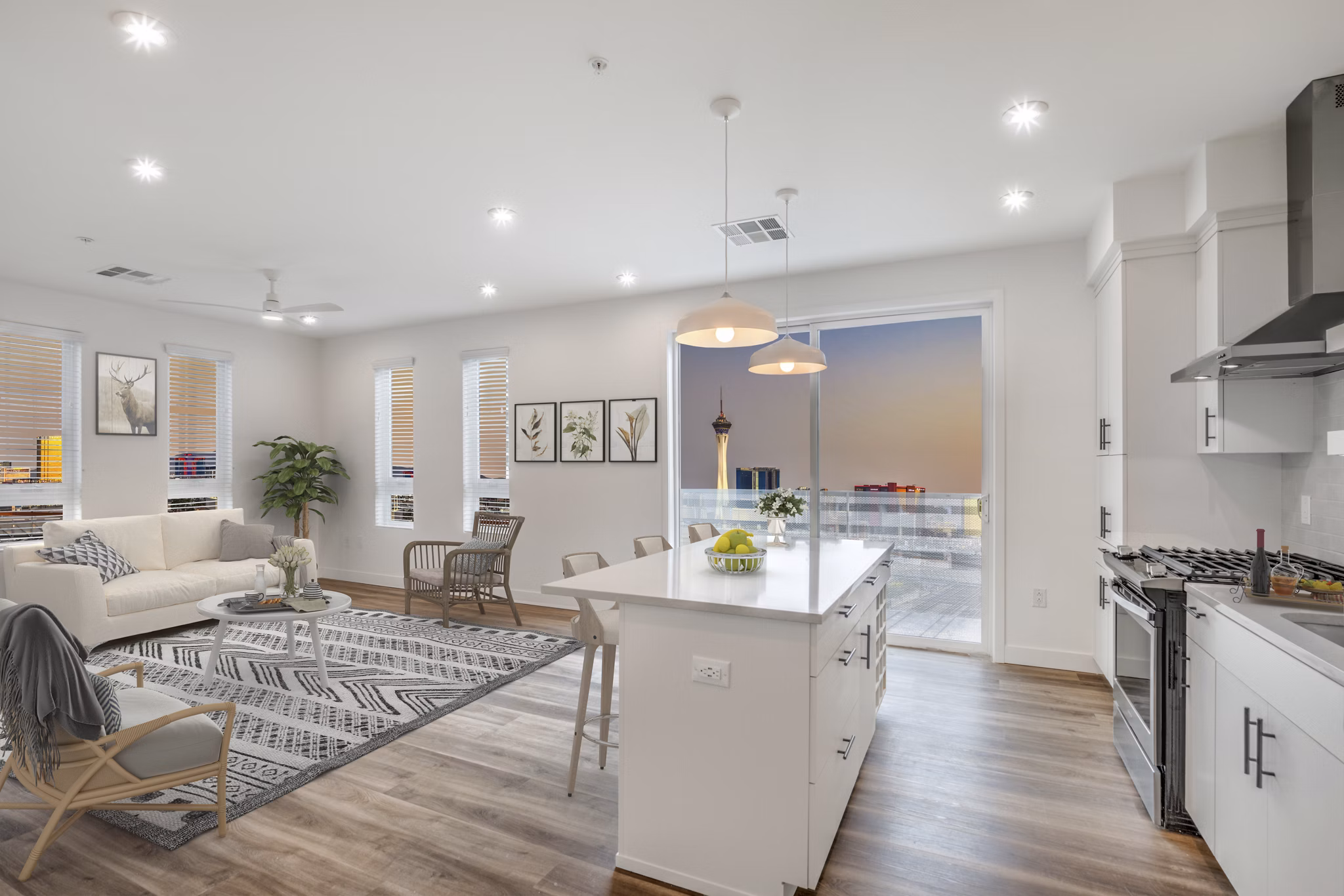 Spacious kitchen with modern appliances at Parc Haven Apartments, ideal for luxury living in urban settings