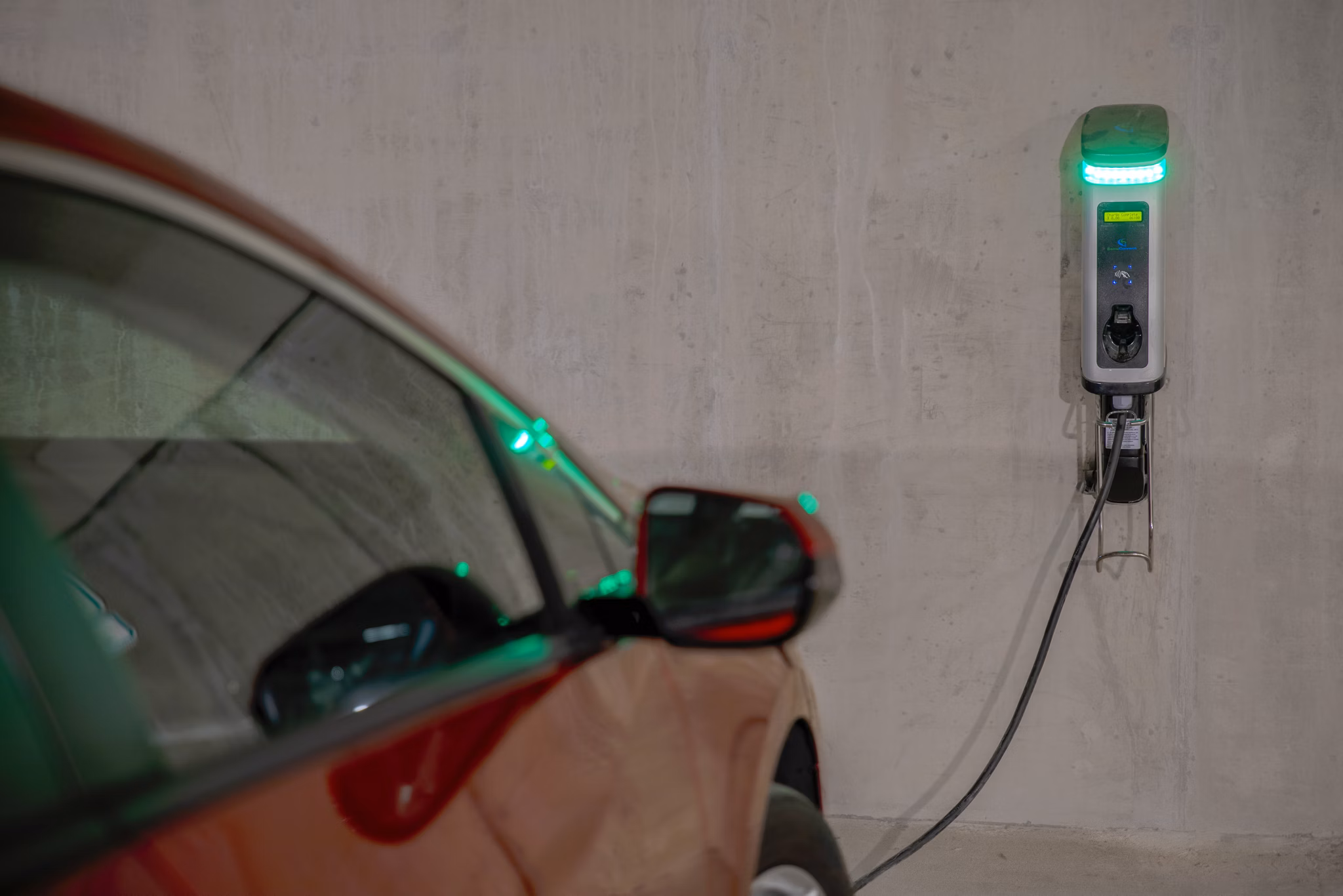 Convenient car care station at Maybrook Apartments for residents' automotive needs
