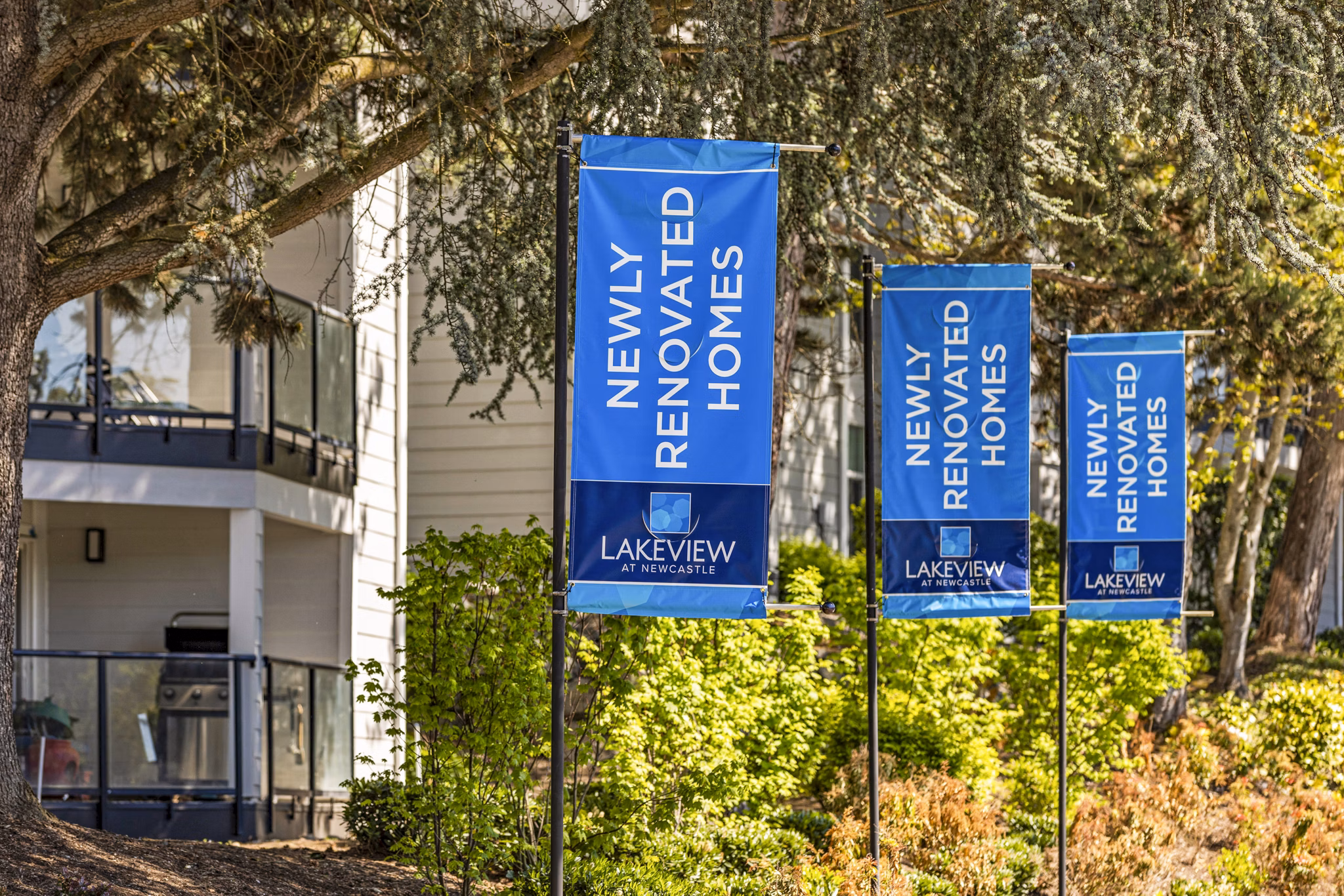 Lakeview at Newcastle: Elegant signage for luxury apartments in scenic Newcastle