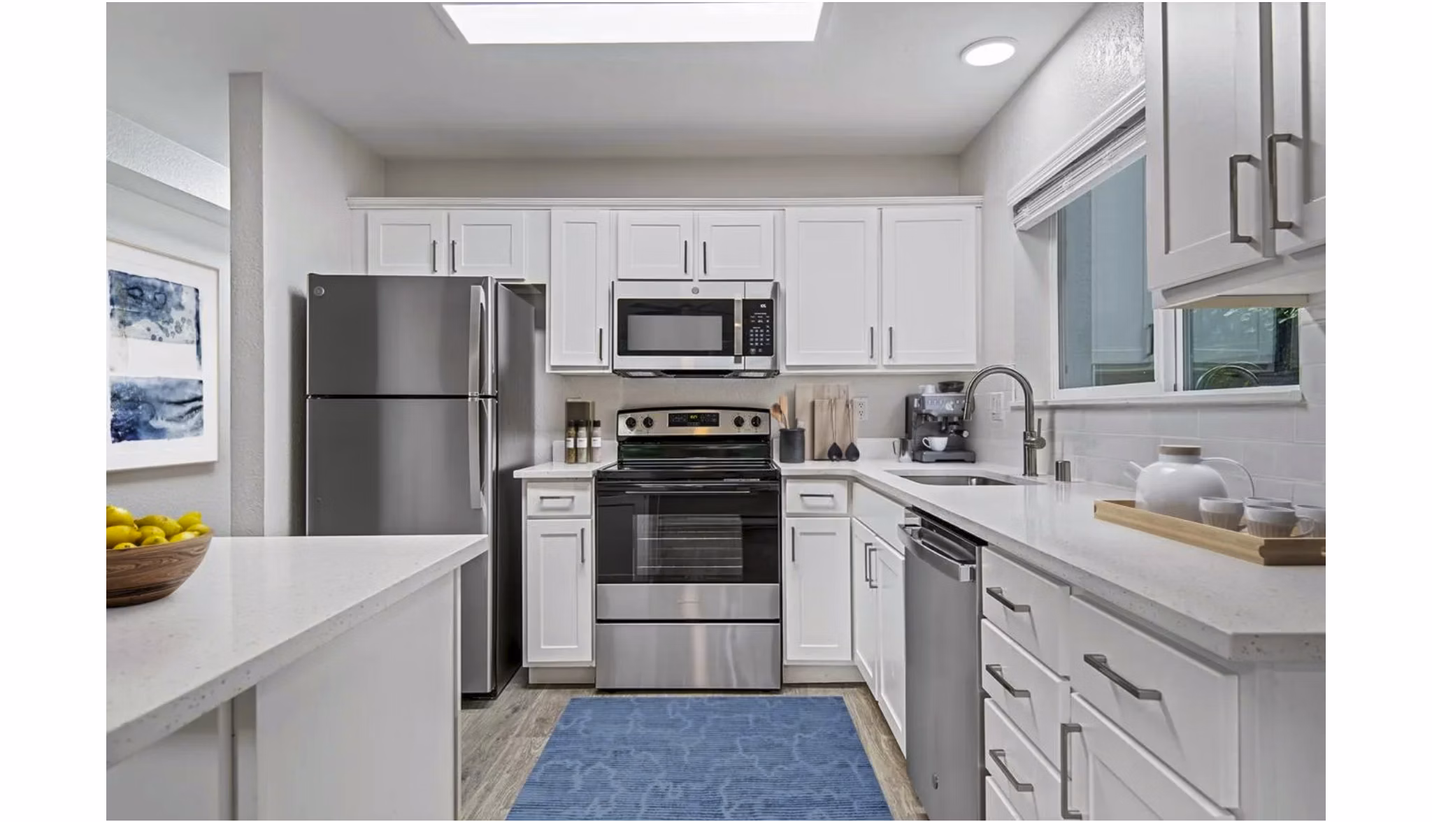 Spacious kitchen with modern appliances at Lakeview at Newcastle Apartments, ideal for gourmet cooking and entertaining