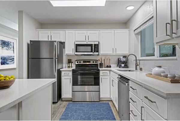 Spacious kitchen with modern appliances at Lakeview at Newcastle Apartments, ideal for gourmet cooking and entertaining