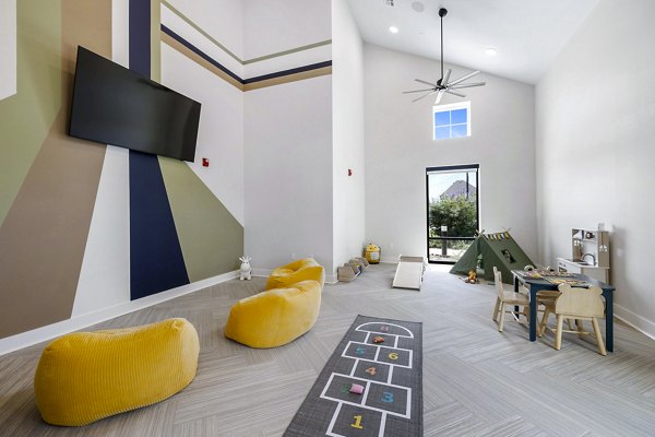 Modern day care center with playful decor at Elan Harvest Green Apartments, ideal for families seeking convenience and quality amenities