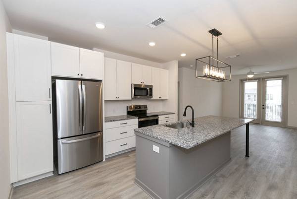 kitchen at The Tomlin Apartments