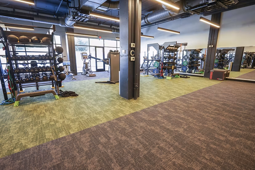 fitness center at JRG LoftsA Apartments 