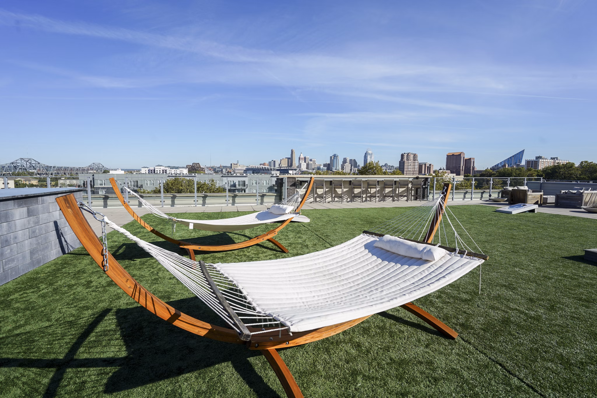 recreational area at JRG LoftsA Apartments 