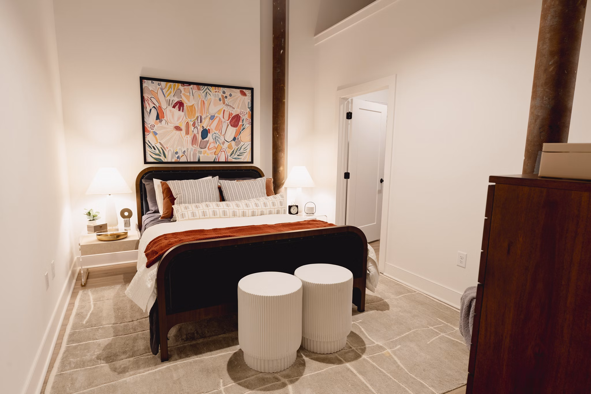 Bedroom at NoDa Wandry Apartments