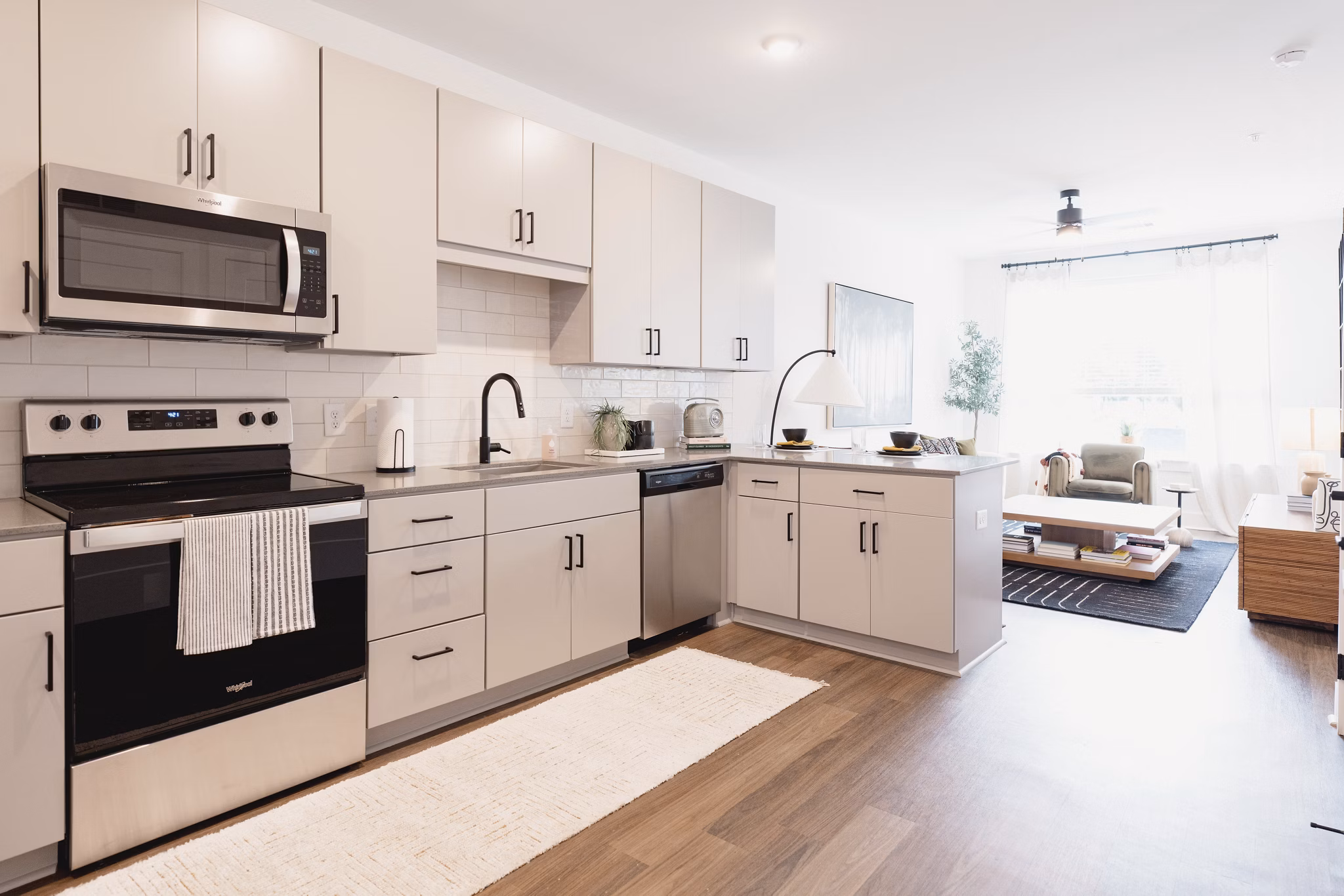 Kitchen at NoDa Wandry Apartments