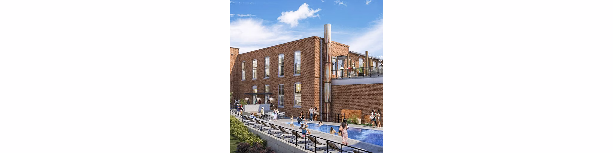 rendering at NoDa Wandry Apartments