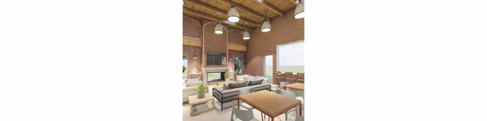 rendering at NoDa Wandry Apartments
