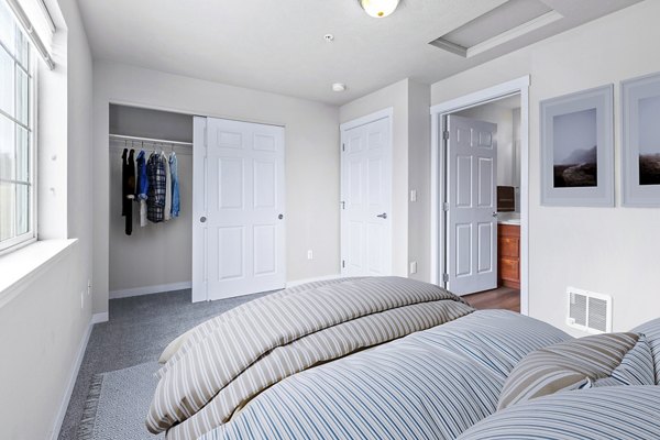 bedroom at Trillium Apartments
