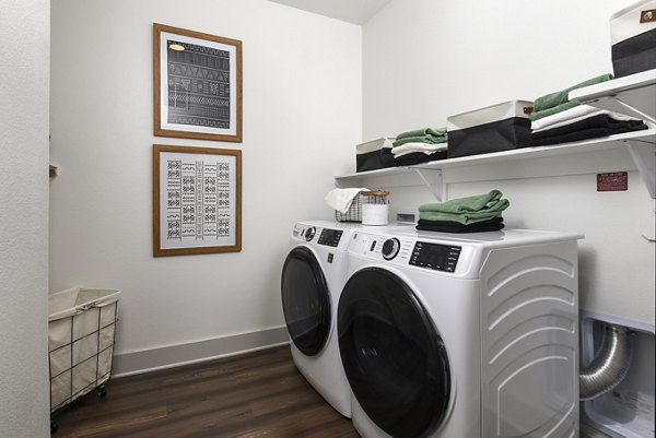 laundry room at Austin Avenue Apartments