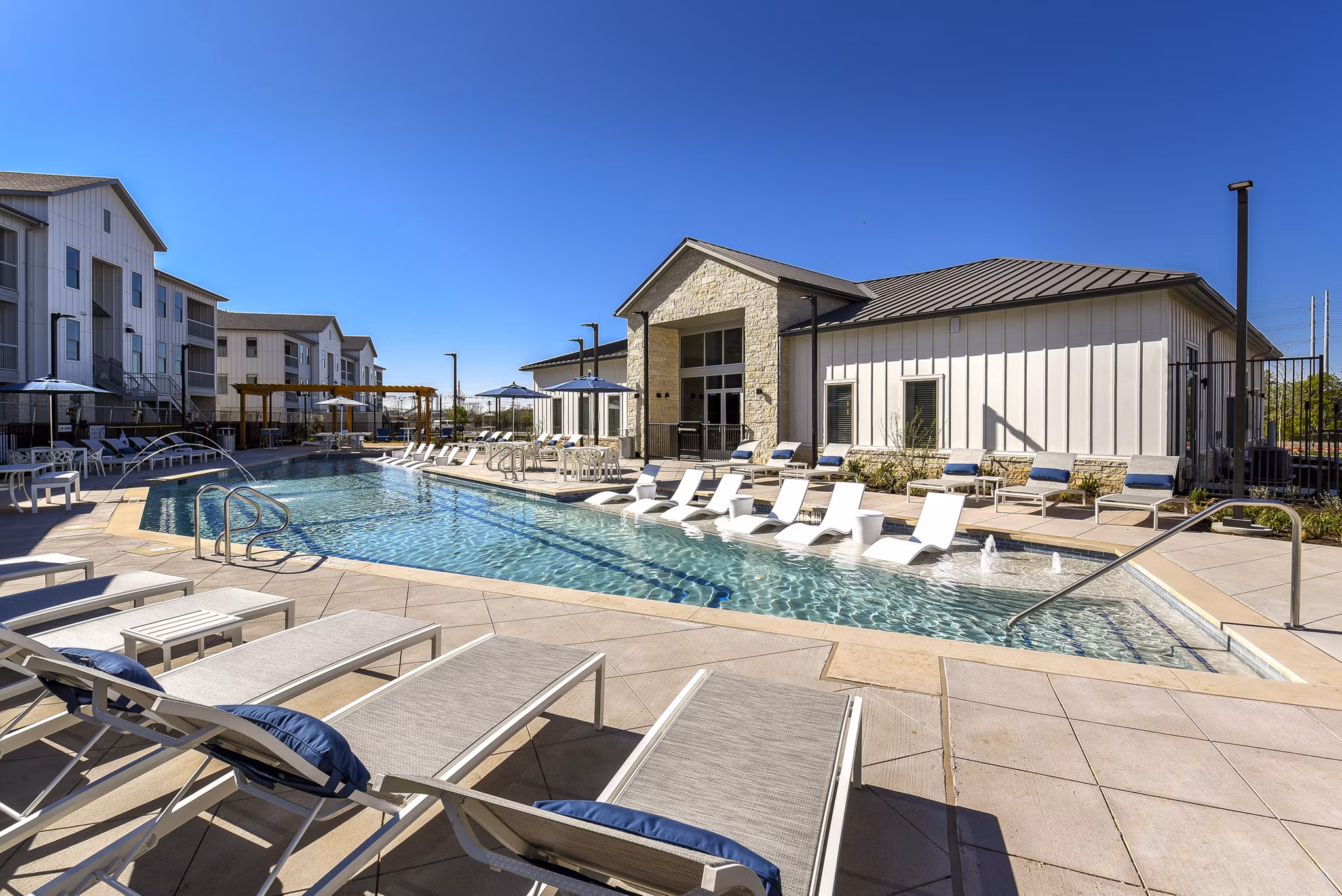 pool at Austin Avenue Apartments