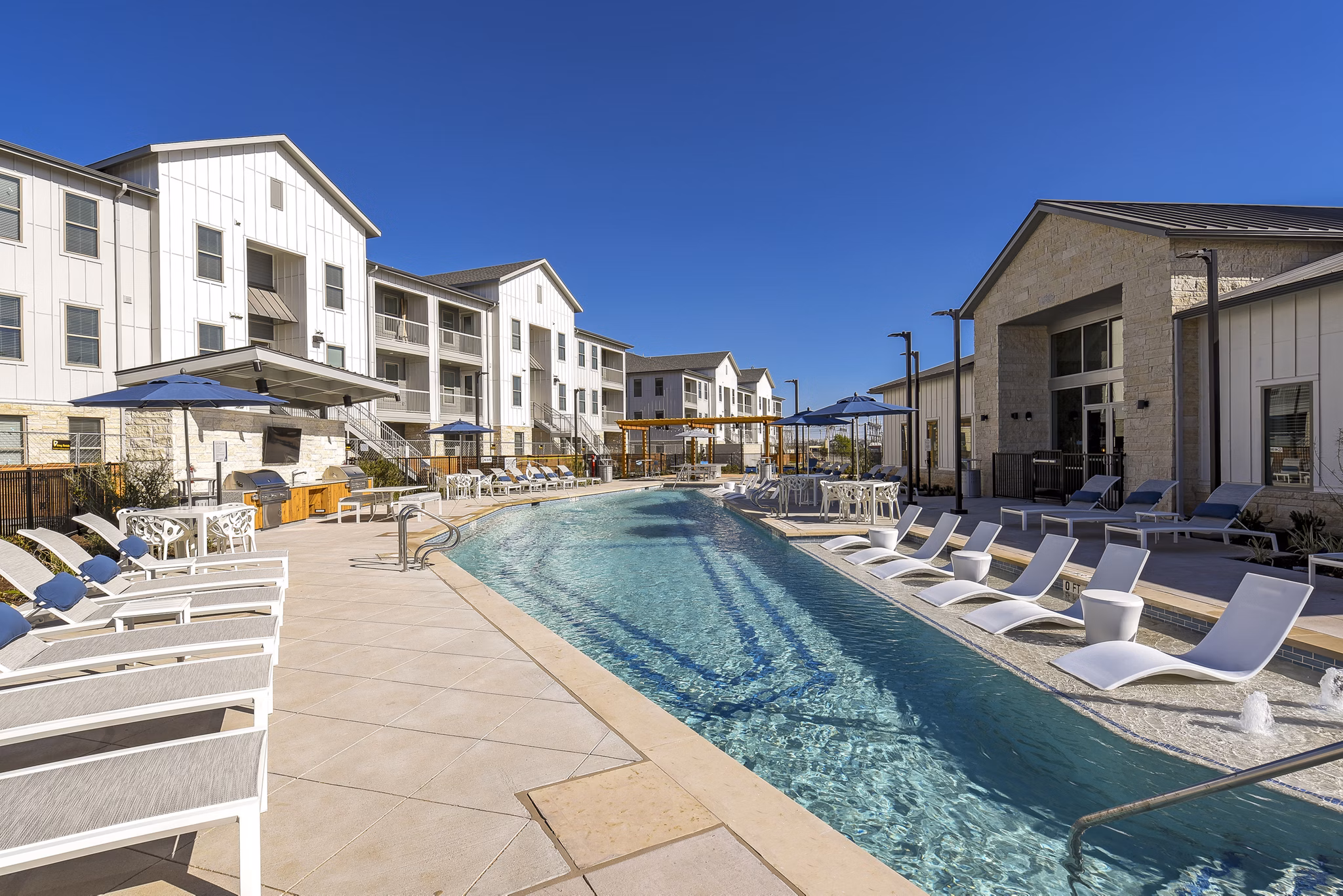 pool at Austin Avenue Apartments