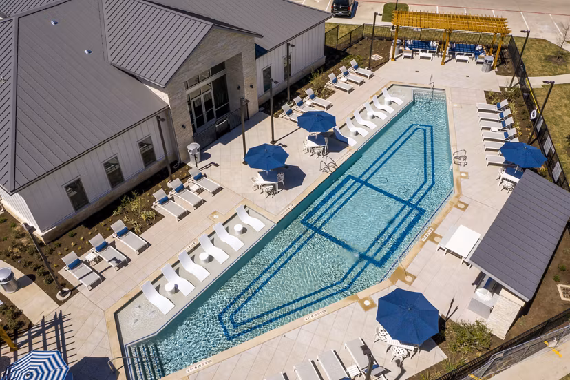 pool at Austin Avenue Apartments