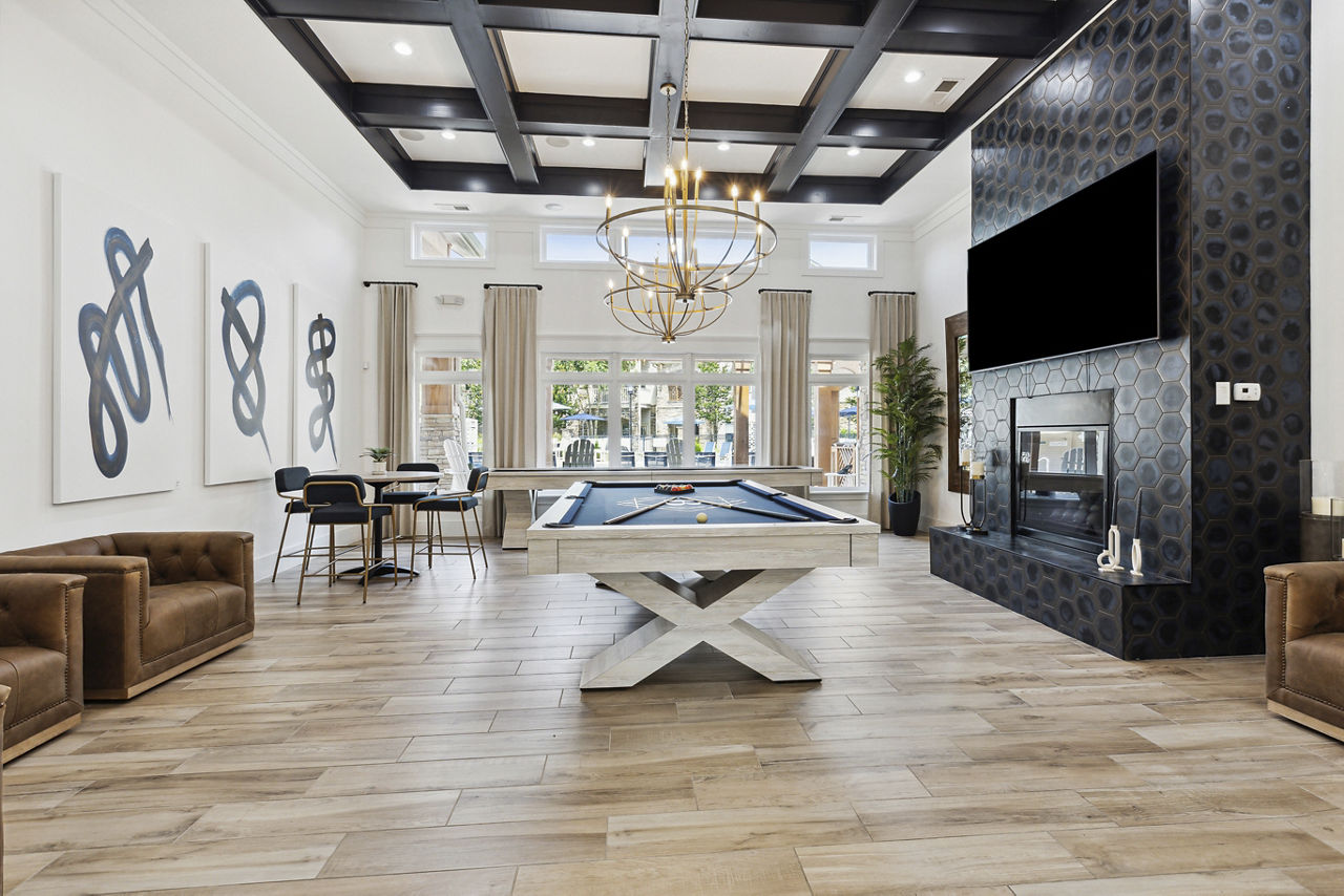 Game room at The Banks At Rivergate Apartments (3 of 3)