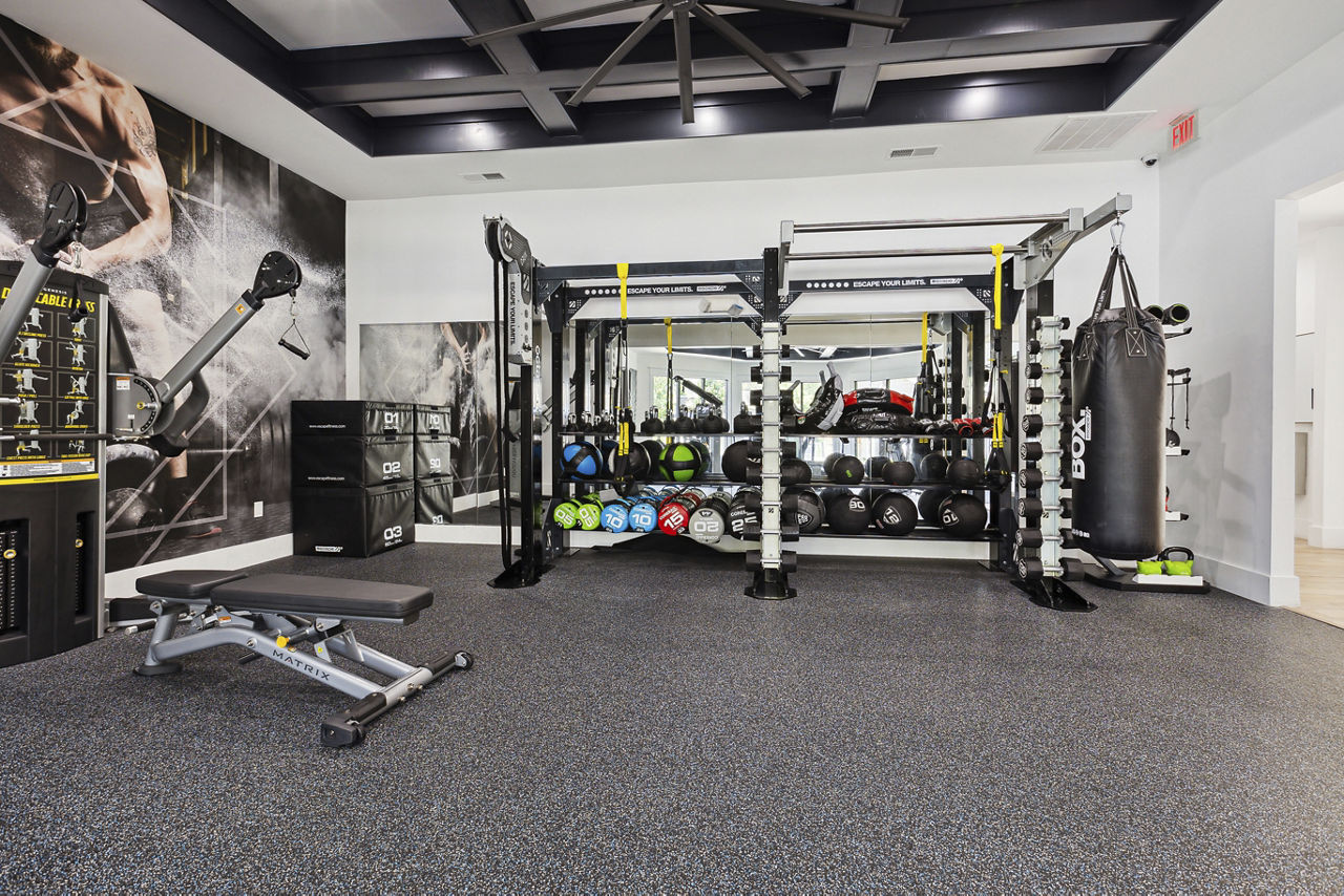 Gym at The Banks At Rivergate Apartments (4 of 4)