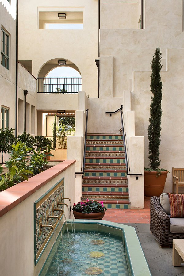 Clubhouse with modern furnishings in Andalucia Apartments