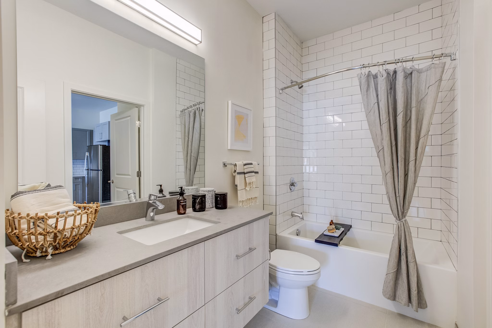 Bathroom at Centro Arlington Apartments