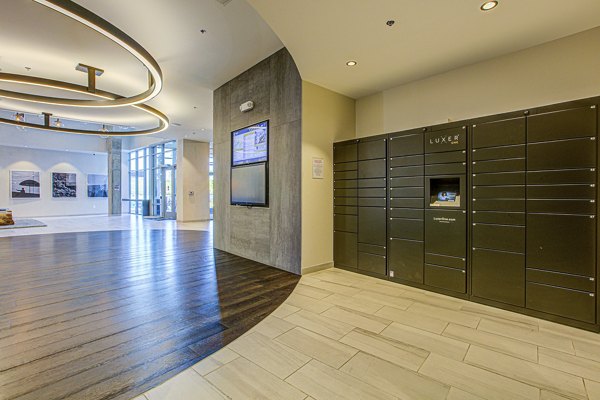 mail room at Centro Arlington Apartments