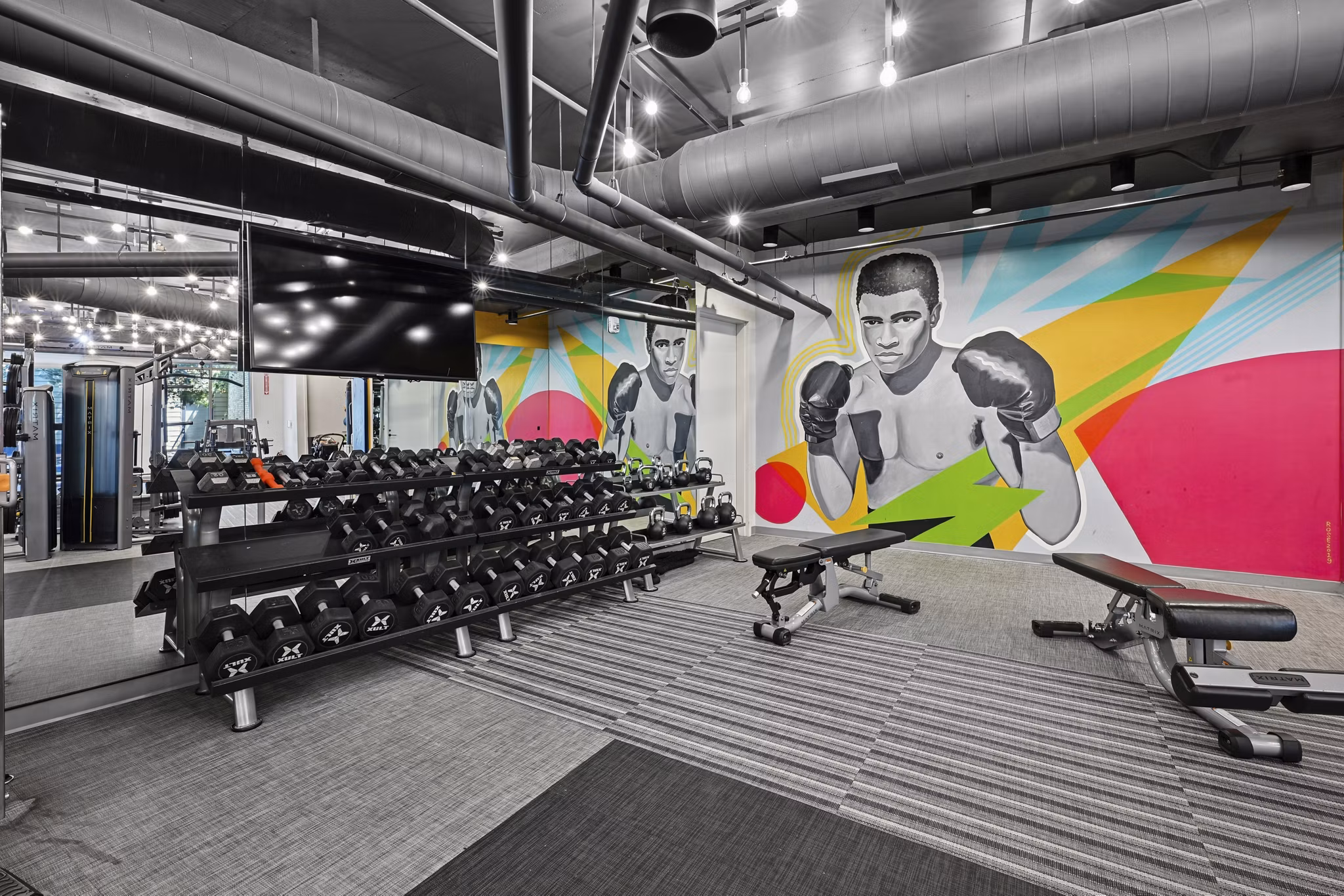 Fitness Center at Centro Arlington Apartments