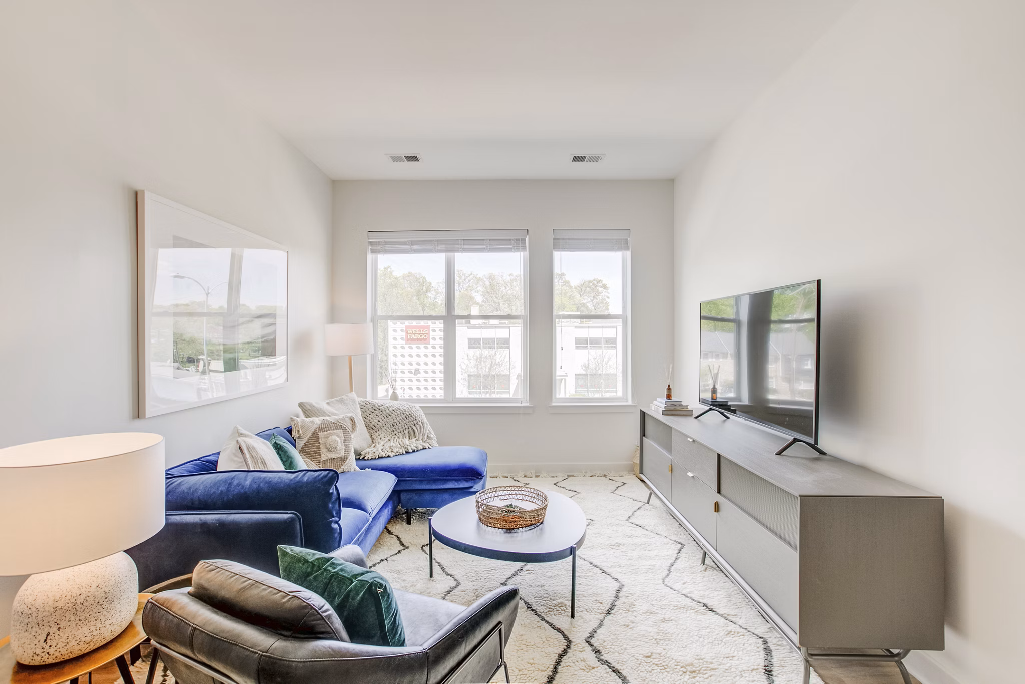 Living Room at Centro Arlington Apartments