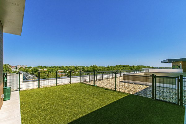 dog park at Centro Arlington Apartments