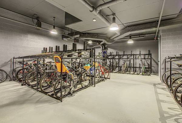 bike storage at Centro Arlington Apartments