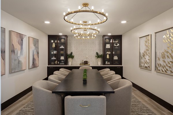 Meeting facility with modern setup at Everleigh San Clemente Apartments, ideal for business gatherings and events
